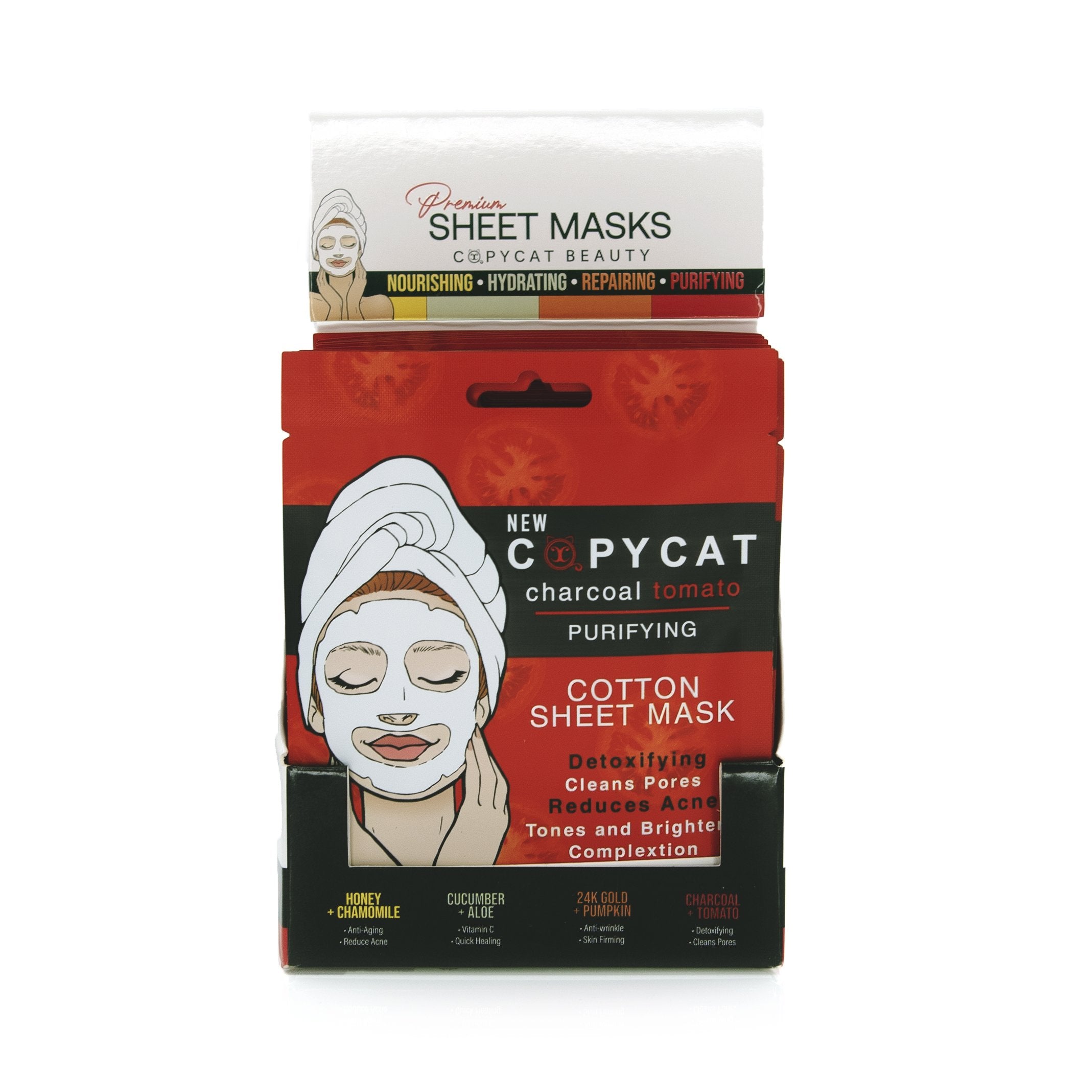 CHARCOAL / TOMATO RETAIL DISPLAY 24 pcs. - FM1DISPLAY - Crown